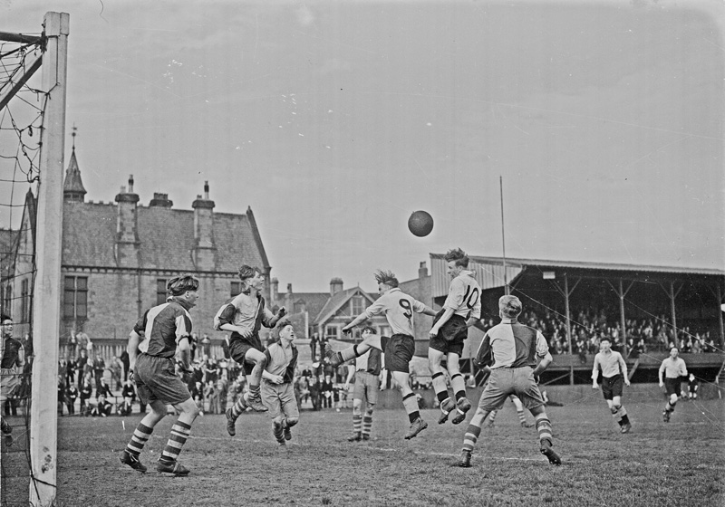 <h2>Bishop Auckland Football Club, Kingsway, 1949.</h2><p class='caption'>Beamish The Living Museum of the North – People’s Collection</p>